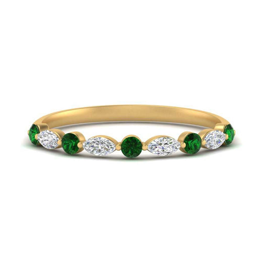 Common Prong Thin Wedding Band