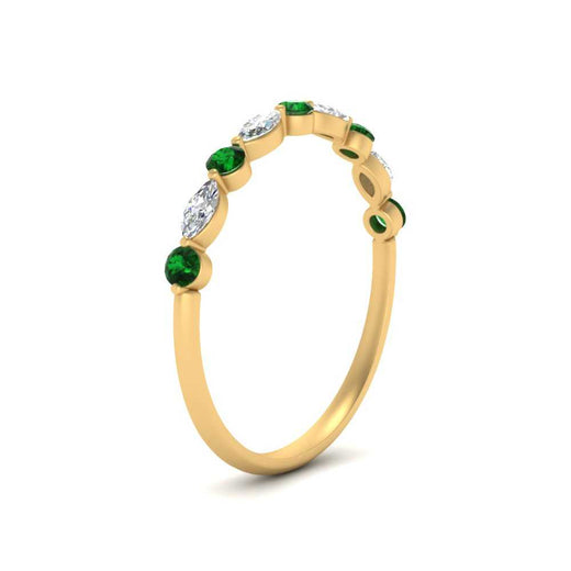 Common Prong Thin Wedding Band