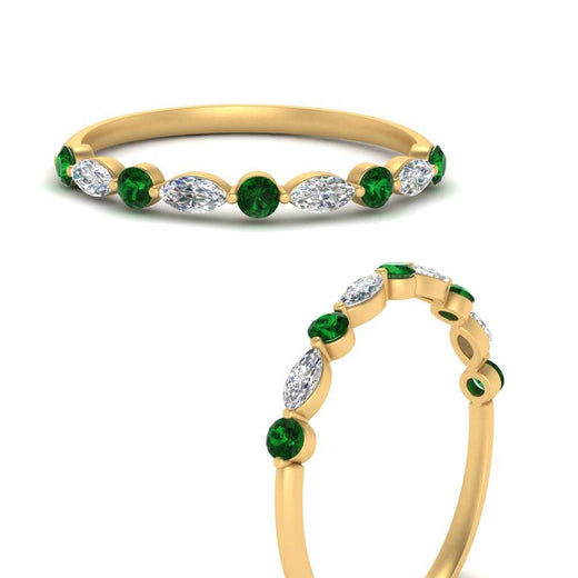 Common Prong Thin Wedding Band