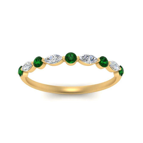 Common Prong Thin Wedding Band