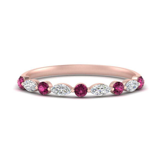 Common Prong Thin Wedding Band