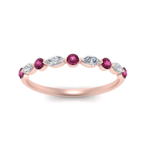 Common Prong Thin Wedding Band