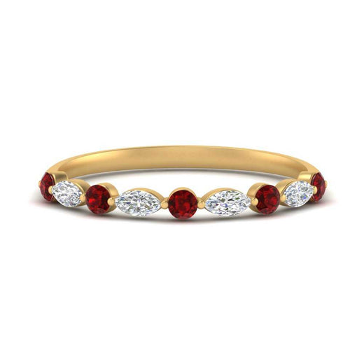 Common Prong Thin Wedding Band