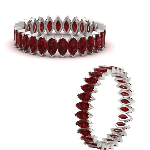 marquise-ruby-4-carat-eternity-wedding-anniversary-band-in-white-gold-FDEWB11257MQBGRUDR-4.00CT-NL-WG
