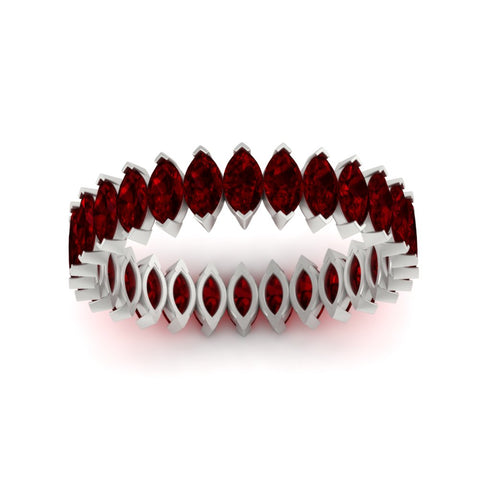 marquise-ruby-4-carat-eternity-wedding-anniversary-band-in-white-gold-FDEWB11257MQBGRUDR-4.00CT-NL-WG