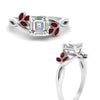 Load image into Gallery viewer, marquise-ruby-bezel-set-nature-inspired-asscher-cut-engagement-ring-in-white-gold-FD10962ASRGRUDRANGLE3-NL-WG