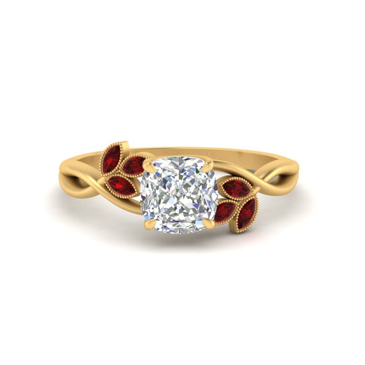 marquise-ruby-bezel-set-nature-inspired-cushion-cut-engagement-ring-in-yellow-gold-FD10962CURGRUDR-NL-YG