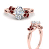Load image into Gallery viewer, marquise-ruby-bezel-set-nature-inspired-oval-shaped-engagement-ring-in-rose-gold-FD10962OVRGRUDRANGLE3-NL-RG