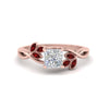 Load image into Gallery viewer, marquise-ruby-bezel-set-nature-inspired-princess-cut-engagement-ring-in-rose-gold-FD10962PRRGRUDR-NL-RG