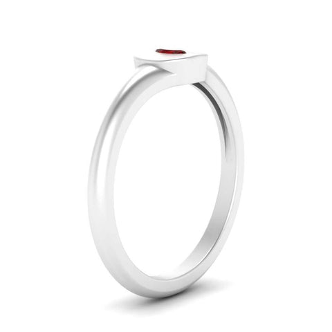 Marquise Disc Signet Ring