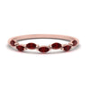 Load image into Gallery viewer, marquise-ruby-vintage-stacking-ring-in-rose-gold-FD123865GRUDR-NL-RG.jpg