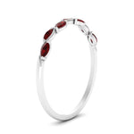 Load image into Gallery viewer, marquise-ruby-vintage-stacking-ring-in-white-gold-FD123865GRUDR-NL-WG.jpg
