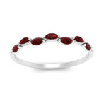 Load image into Gallery viewer, marquise-ruby-vintage-stacking-ring-in-white-gold-FD123865GRUDR-NL-WG.jpg
