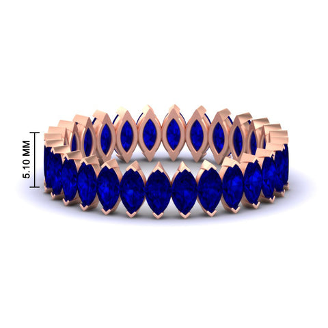 marquise-sapphire-4-carat-eternity-wedding-anniversary-band-in-rose-gold-FDEWB11257MQBGSABL-4.00CT-NL-RG