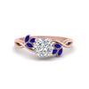 Load image into Gallery viewer, marquise-sapphire-bezel-set-nature-inspired-cushion-cut-engagement-ring-in-rose-gold-FD10962CURGSABL-NL-RG