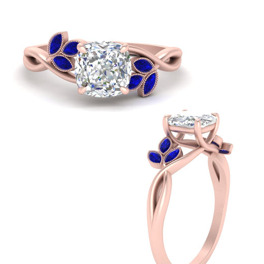marquise-sapphire-bezel-set-nature-inspired-cushion-cut-engagement-ring-in-rose-gold-FD10962CURGSABLANGLE3-NL-RG