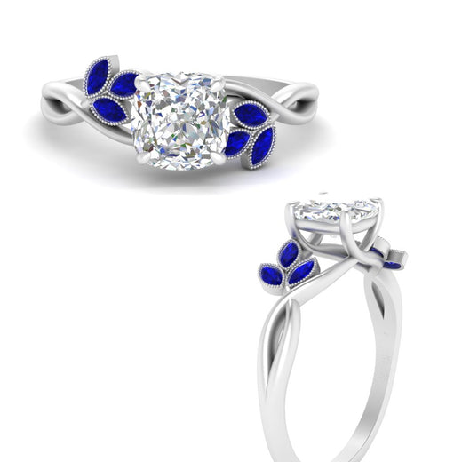 marquise-sapphire-bezel-set-nature-inspired-cushion-cut-engagement-ring-in-white-gold-FD10962CURGSABLANGLE3-NL-WG