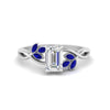 Load image into Gallery viewer, marquise-sapphire-bezel-set-nature-inspired-emerald-cut-engagement-ring-in-white-gold-FD10962EMRGSABL-NL-WG