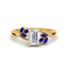 Load image into Gallery viewer, marquise-sapphire-bezel-set-nature-inspired-emerald-cut-engagement-ring-in-yellow-gold-FD10962EMRGSABL-NL-YG