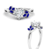 Load image into Gallery viewer, marquise-sapphire-bezel-set-nature-inspired-heart-shaped-engagement-ring-in-white-gold-FD10962HTRGSABLANGLE3-NL-WG