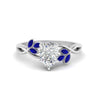 Load image into Gallery viewer, marquise-sapphire-bezel-set-nature-inspired-pear-shaped-engagement-ring-in-white-gold-FD10962PERGSABL-NL-WG