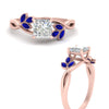 Load image into Gallery viewer, marquise-sapphire-bezel-set-nature-inspired-princess-cut-engagement-ring-in-rose-gold-FD10962PRRGSABLANGLE3-NL-RG