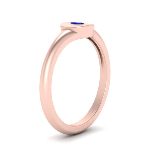 Marquise Disc Signet Ring