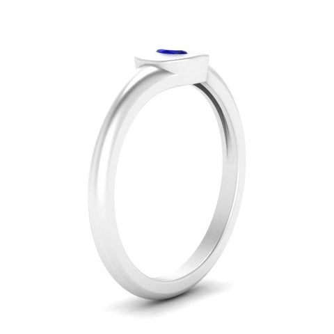 Marquise Disc Signet Ring