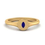 Load image into Gallery viewer, Marquise Disc Signet Ring
