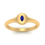 Load image into Gallery viewer, Marquise Disc Signet Ring
