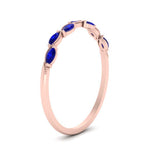 Load image into Gallery viewer, marquise-sapphire-vintage-stacking-ring-in-rose-gold-FD123865GSABL-NL-RG.jpg

