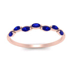 Load image into Gallery viewer, marquise-sapphire-vintage-stacking-ring-in-rose-gold-FD123865GSABL-NL-RG.jpg
