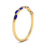 Load image into Gallery viewer, marquise-sapphire-vintage-stacking-ring-in-yellow-gold-FD123865GSABL-NL-YG.jpg
