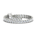 Thumbnail 4 - 15 Carat Prong Set Marquise Tennis Bracelet