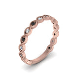 Load image into Gallery viewer, marquise-shaped-thin-stacking-band-with-black-diamond-in-rose-gold-FDB5381GBLACKANGLE3-NL-RG.jpg
