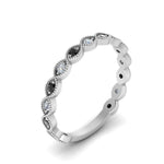Load image into Gallery viewer, marquise-shaped-thin-stacking-band-with-black-diamond-in-white-gold-FDB5381GBLACKANGLE3-NL-WG.jpg
