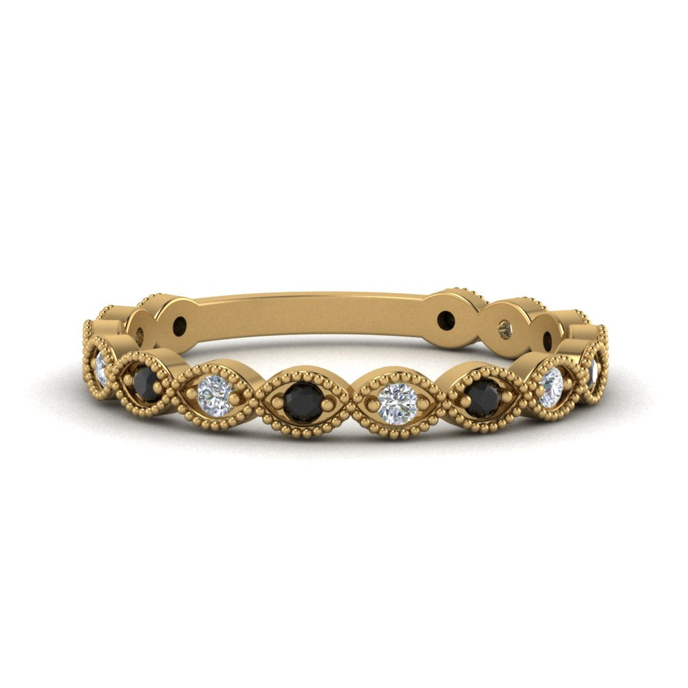 marquise-shaped-thin-stacking-band-with-black-diamond-in-yellow-gold-FDB5381GBLACKANGLE3-NL-YG.jpg