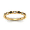 Load image into Gallery viewer, marquise-shaped-thin-stacking-band-with-black-diamond-in-yellow-gold-FDB5381GBLACKANGLE3-NL-YG.jpg