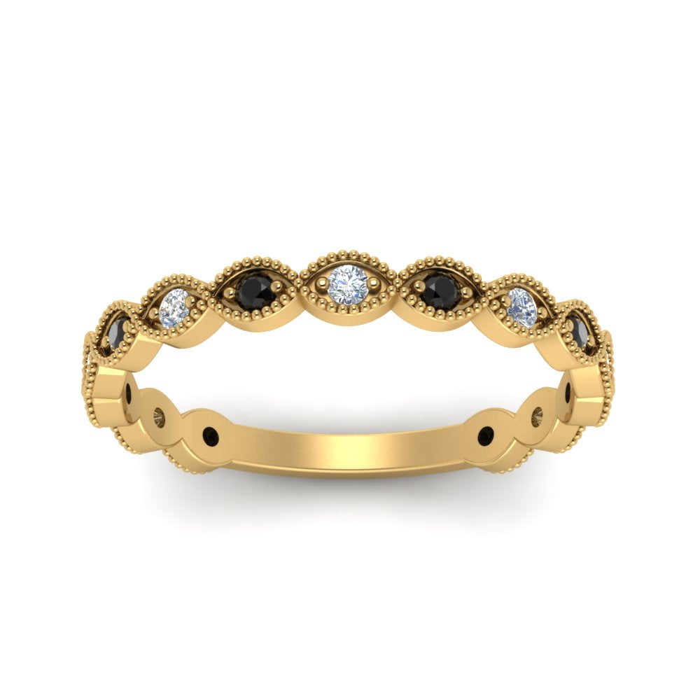 marquise-shaped-thin-stacking-band-with-black-diamond-in-yellow-gold-FDB5381GBLACKANGLE3-NL-YG.jpg