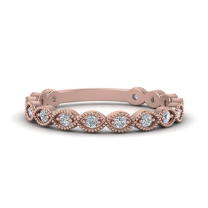 Marquise Eye Thin Diamond Band