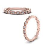 Load image into Gallery viewer, marquise-shaped-thin-stacking-diamond-band-in-rose-gold-FDB5381ANGLE3-NL-RG.jpg
