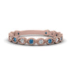 Load image into Gallery viewer, marquise-shaped-thin-stacking-diamond-band-with-blue-topaz-in-rose-gold-FDB5381GICBLTOANGLE3-NL-RG.jpg