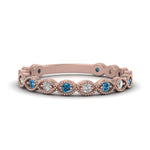 Load image into Gallery viewer, marquise-shaped-thin-stacking-diamond-band-with-blue-topaz-in-rose-gold-FDB5381GICBLTOANGLE3-NL-RG.jpg
