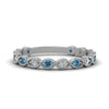 Load image into Gallery viewer, marquise-shaped-thin-stacking-diamond-band-with-blue-topaz-in-white-gold-FDB5381GICBLTOANGLE3-NL-WG.jpg