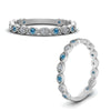 Load image into Gallery viewer, marquise-shaped-thin-stacking-diamond-band-with-blue-topaz-in-white-gold-FDB5381GICBLTOANGLE3-NL-WG.jpg