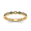 Load image into Gallery viewer, marquise-shaped-thin-stacking-diamond-band-with-blue-topaz-in-yellow-gold-FDB5381GICBLTOANGLE3-NL-YG.jpg