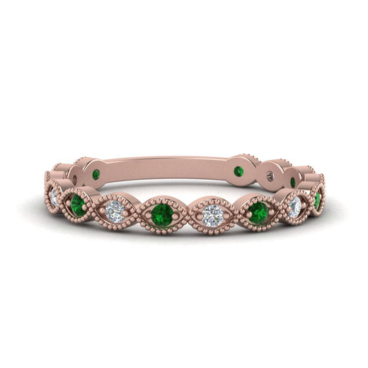 marquise-shaped-thin-stacking-diamond-band-with-emerald-in-rose-gold-FDB5381GEMGRANGLE3-NL-RG.jpg