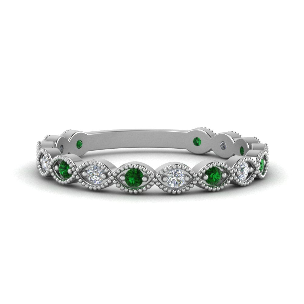 marquise-shaped-thin-stacking-diamond-band-with-emerald-in-white-gold-FDB5381GEMGRANGLE3-NL-WG.jpg