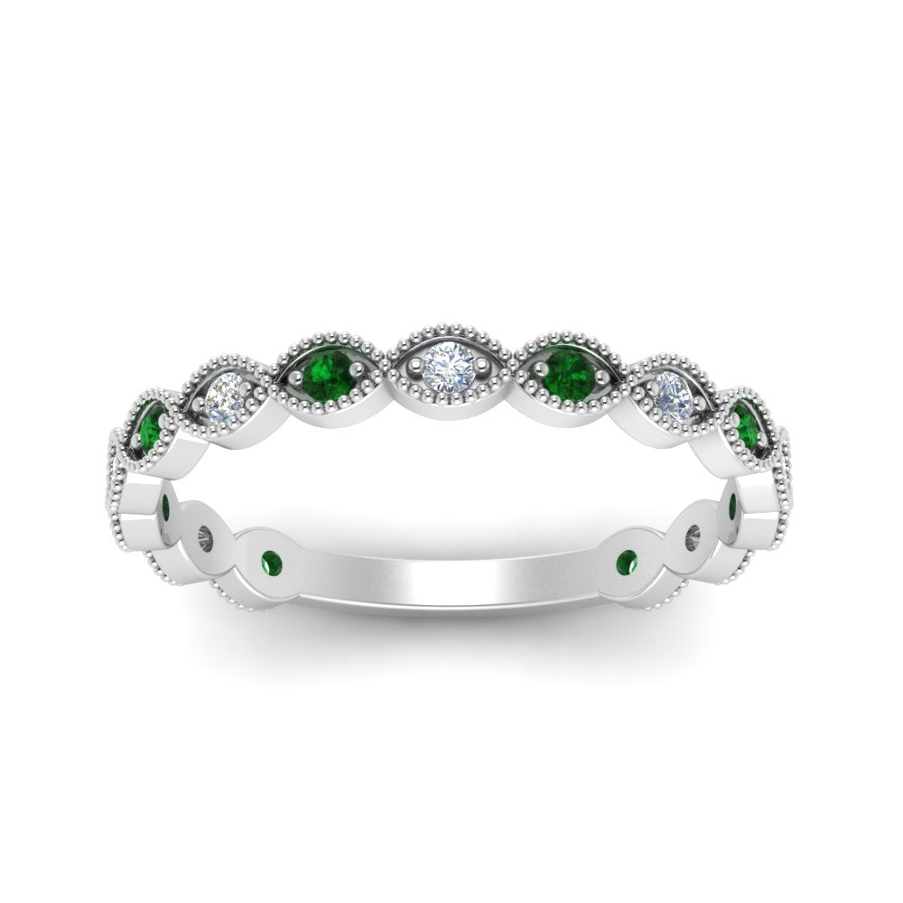 marquise-shaped-thin-stacking-diamond-band-with-emerald-in-white-gold-FDB5381GEMGRANGLE3-NL-WG.jpg