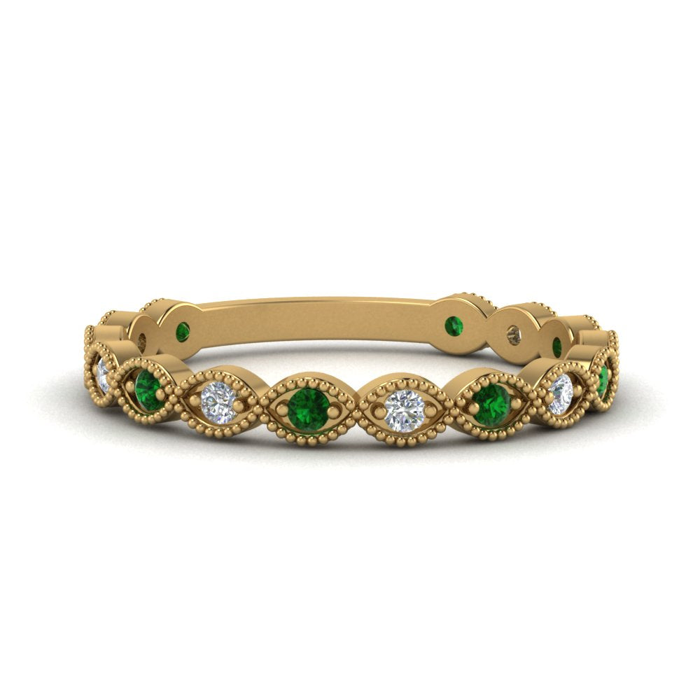 marquise-shaped-thin-stacking-diamond-band-with-emerald-in-yellow-gold-FDB5381GEMGRANGLE3-NL-YG.jpg